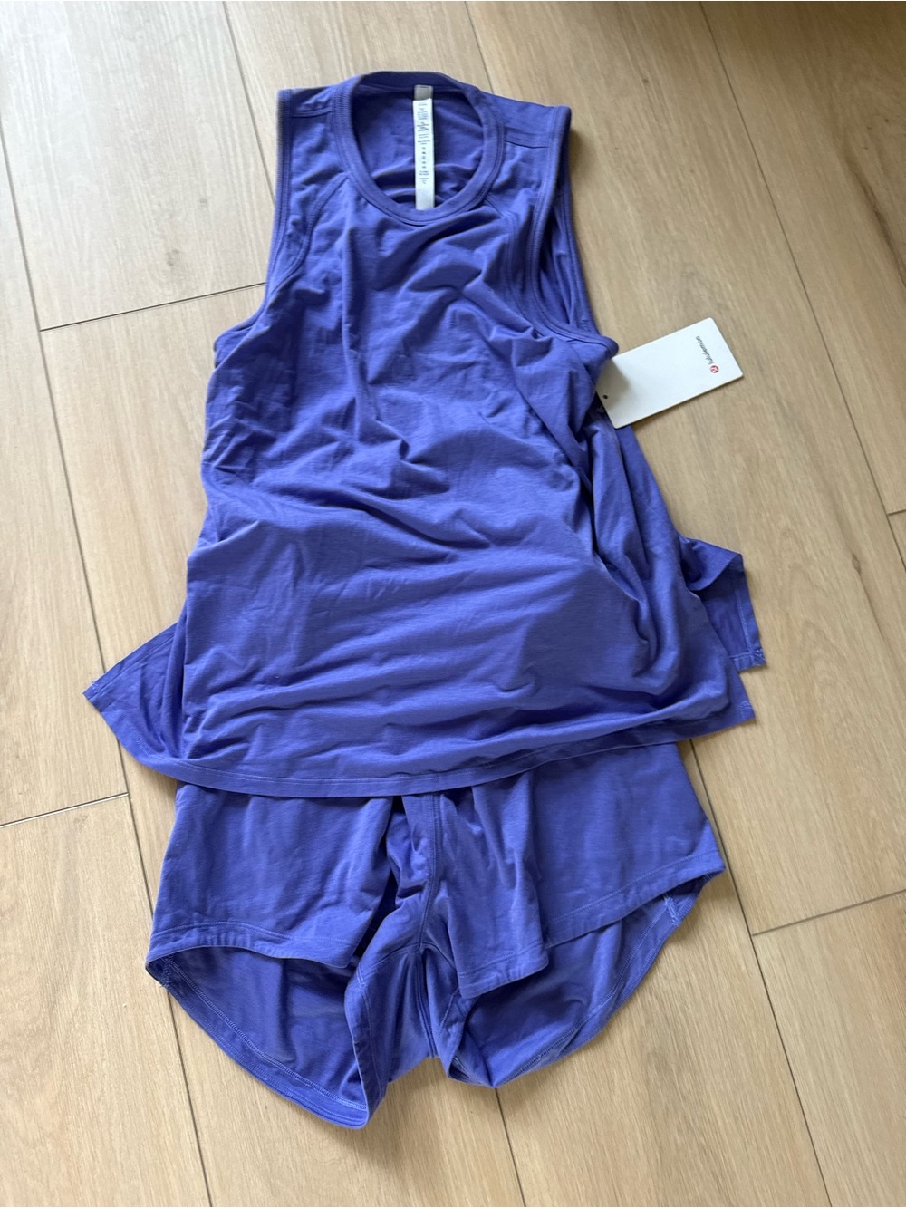 lululemon athletica Purple Tank and Shorts Set with Tag